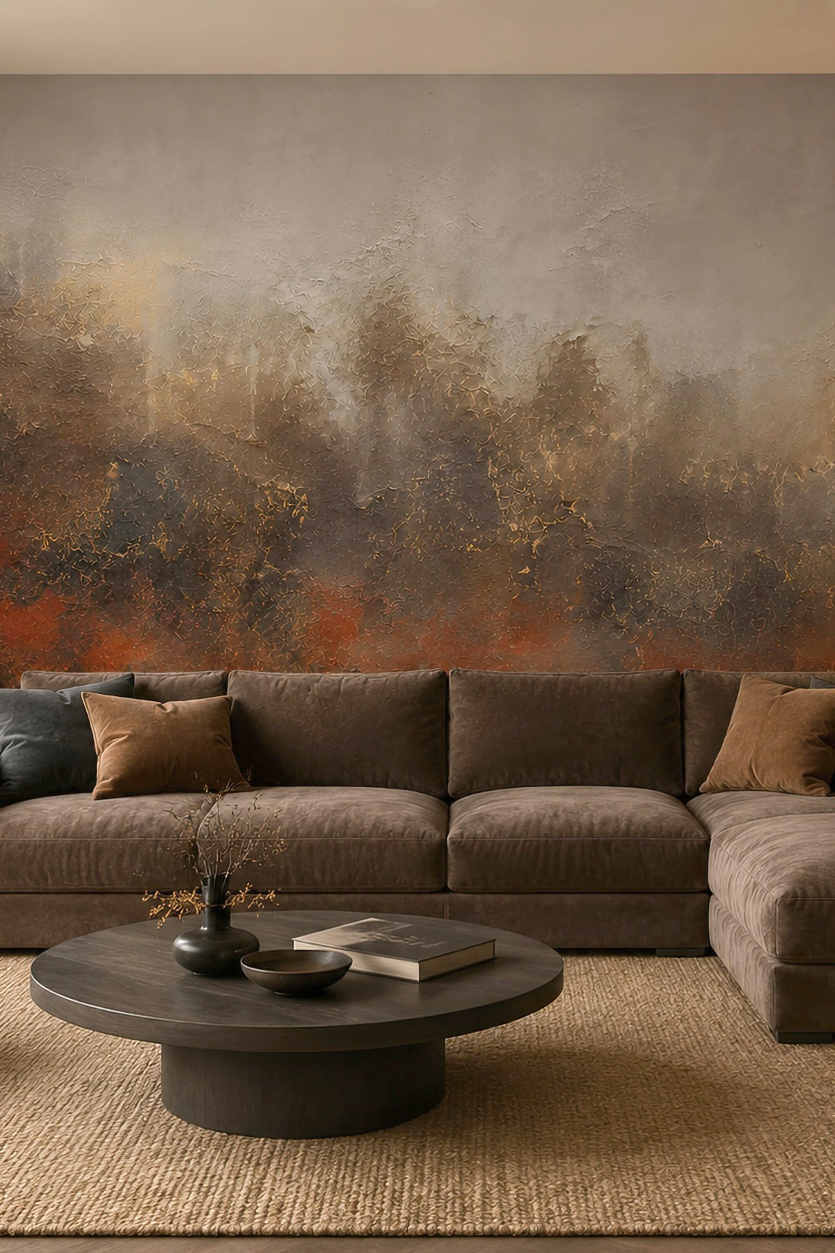 Dreamwall Katmanların Uyumu Tek Parça  Duvar Kağıdı görsel 1